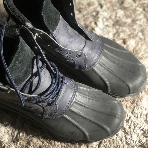 Men’s Sperry Duckbill Boots. Navy/black. Size 7M - Picture 1 of 7